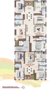 Project Image of 1728.0 - 2861.0 Sq.ft 3 BHK Apartment for buy in KCEE Varuni