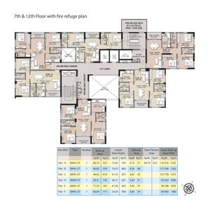 Project Image of 968.0 - 1262.0 Sq.ft 2 BHK Apartment for buy in 4Sight Superia