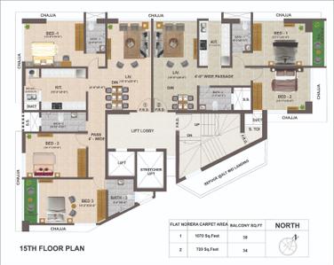 Project Image of 716.0 - 1798.0 Sq.ft 2 BHK Apartment for buy in Dipti Opal Bay