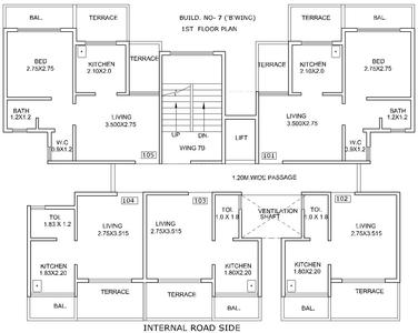 Project Image of 157.0 - 437.0 Sq.ft 1 BHK Apartment for buy in Bhagyashree Shivani Heritage