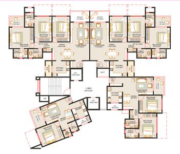 Project Image of 814.0 - 1876.0 Sq.ft 1 BHK Apartment for buy in Nayantara Presidency