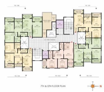 Project Image of 458.22 - 654.45 Sq.ft 1 BHK Apartment for buy in Gajraj Advik Greenscape Wing B