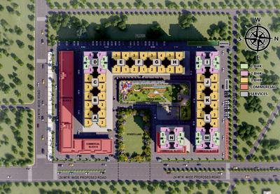 Project Image of 372.11 - 645.51 Sq.ft 1 BHK Apartment for buy in Arttech Maulshree Heights