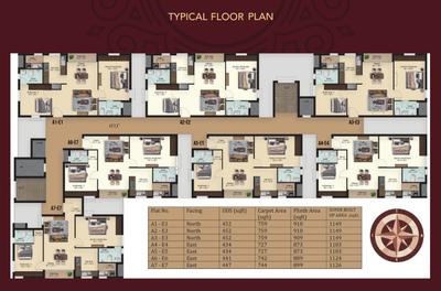 Project Image of 1103.0 - 1149.0 Sq.ft 2 BHK Apartment for buy in Vrindhavana Adhira