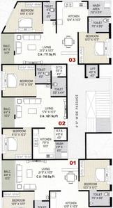 Project Image of 578.24 - 711.93 Sq.ft 2 BHK Apartment for buy in Jalaram Complex