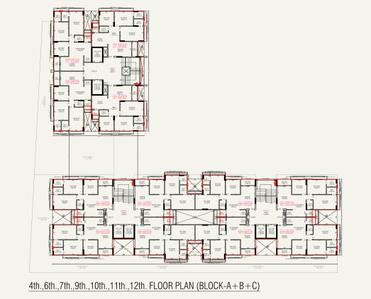Project Image of 1760 Sq.ft 3 BHK Apartment / Flat for sale in South Bopal for Rs. 11700000