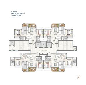 Project Image of 525.28 - 795.46 Sq.ft 1 BHK Apartment for buy in Lodha Corinthia Tower 6