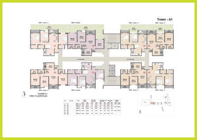 Project Image of 928.0 - 1071.0 Sq.ft 3 BHK Apartment for buy in Kohinoor Famville