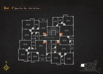 Project Image of 530.0 - 934.0 Sq.ft 2 BHK Apartment for buy in The Valentine