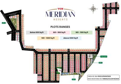 Project Image of 543.0 - 1424.0 Sq.ft Residential Plot Plot for buy in VGN Meridian Heights