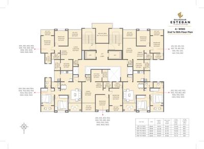 Project Image of 807.0 - 820.0 Sq.ft 2 BHK Apartment for buy in Gulmohar Esteban