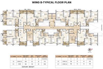 Project Image of 638.0 - 922.0 Sq.ft 2 BHK Apartment for buy in Arun Sanctum