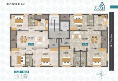 Project Image of 1483.0 - 1513.0 Sq.ft 3 BHK Apartment for buy in Vesta Amaze