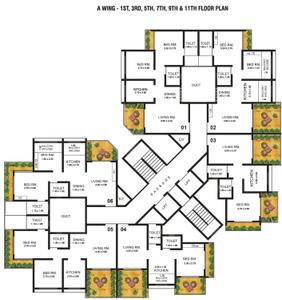 Project Image of 0.0 - 420.0 Sq.ft 2 BHK Apartment for buy in Mohan Willows I