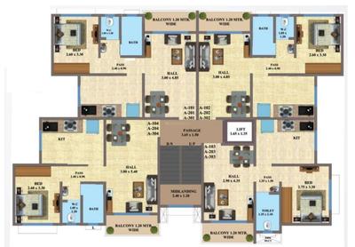 Project Image of 400.0 - 463.0 Sq.ft 1 BHK Apartment for buy in Chintamani Residency Phase 1