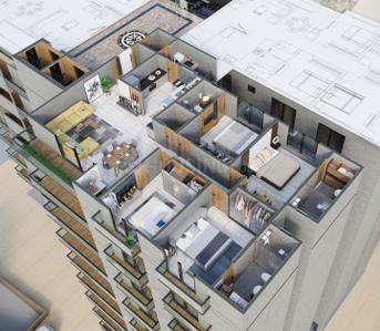 Project Image of 1493.0 - 1688.0 Sq.ft 4 BHK Apartment for buy in The Solitaire