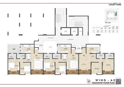 Project Image of 740.0 - 946.0 Sq.ft 2 BHK Apartment for buy in Kosmic Kourtyard Phase 2