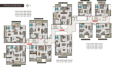 Project Image of 1585.0 - 3420.0 Sq.ft 2 BHK Apartment for buy in Apple Eleganza