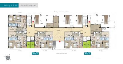 Project Image of 1232.0 - 1943.0 Sq.ft 2 BHK Apartment for buy in Puravankara Palm Beach