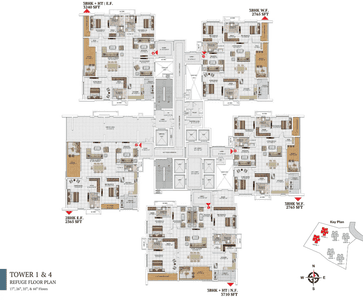 Project Image of 2565.0 - 3860.0 Sq.ft 2 BHK Apartment for buy in My Home Apas