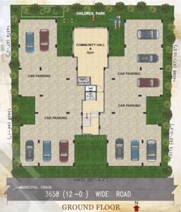 Srishti Sabar Sukher Ashray Cluster Plan for Ground Floor 1