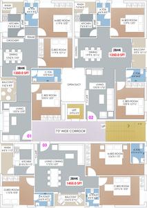 Project Image of 1249.91 - 1454.96 Sq.ft 2 BHK Apartment for buy in Archies Meadows