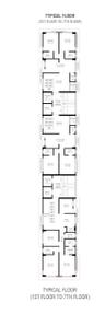 Project Image of 727.64 - 842.28 Sq.ft 2 BHK Apartment for buy in AIK Bushra Heights