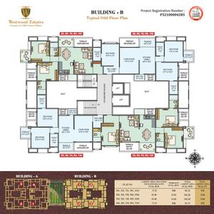 Project Image of 888.0 - 1123.0 Sq.ft 2 BHK Apartment for buy in Icon Westwood Estates Phase II