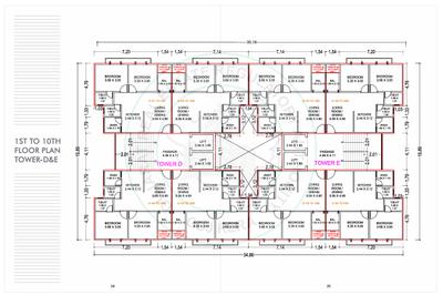 Project Image of 580.07 - 729.25 Sq.ft 2 BHK Apartment for buy in Courtyard Enclave