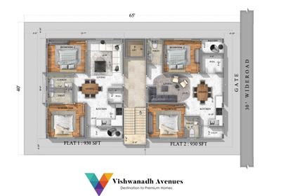 Project Image of 0.0 - 750.0 Sq.ft 2 BHK Apartment for buy in Vishwanadh V33