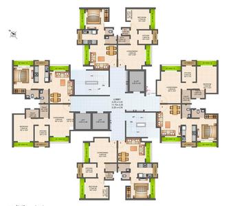 Project Image of 600 Sq.ft 1 BHK Apartment / Flat for sale in Kasarvadavali for Rs. 6900000