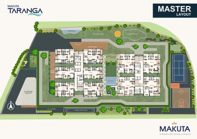 Project Image of 2480.0 - 3255.0 Sq.ft 3 BHK Apartment for buy in Makuta Taranga