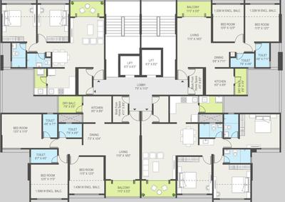 Project Image of 612.0 - 1148.0 Sq.ft 1 BHK Apartment for buy in Ahura Osian One And Only Phase I