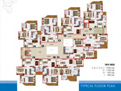 Project Image of 800.0 - 1100.0 Sq.ft 1 BHK Apartment for buy in Shriram Chandra Heights