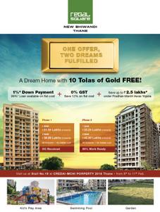Project Image of 397.0 - 491.0 Sq.ft 1 BHK Apartment for buy in Squarefeet Regal Square Phase II Building No 6 And 7