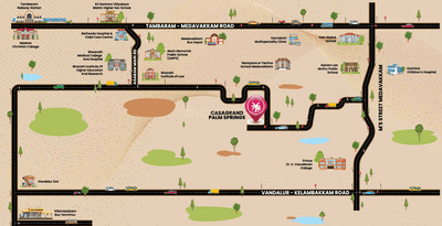 Project Image of 1162.0 - 1794.0 Sq.ft 2 BHK Apartment for buy in Casagrand Palm Springs