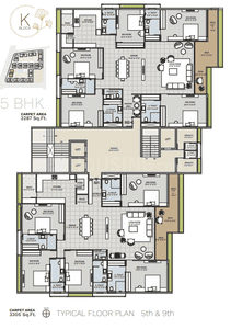 Project Image of 1911.0 - 6203.0 Sq.ft 3 BHK Apartment for buy in Avadh Ercole
