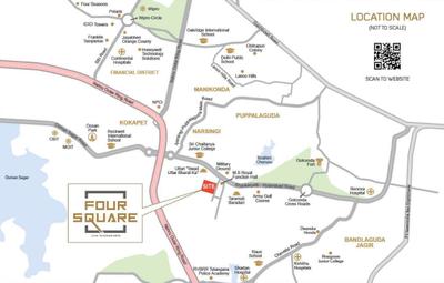 Project Image of 0.0 - 1629.98 Sq.ft 3 BHK Apartment for buy in Inspire Four Square Block D