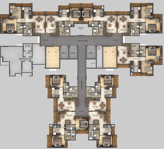 Project Image of 337.0 - 495.0 Sq.ft 1 BHK Apartment for buy in AND ROSE