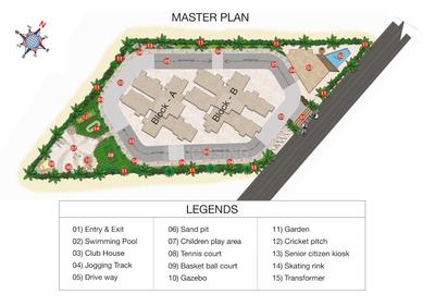 Project Image of 1521.47 - 1858.99 Sq.ft 3 BHK Apartment for buy in Maangalya Park Avenue