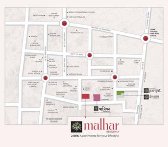 Project Image of 0.0 - 636.36 Sq.ft 2 BHK Apartment for buy in Shree Vallabh Malhar Residency