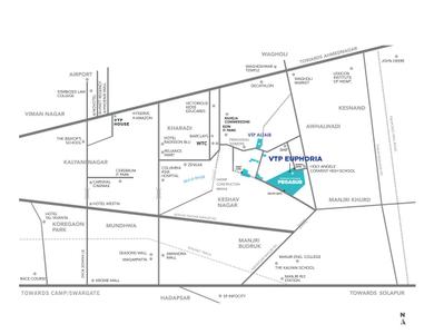 Project Image of 769.73 - 1124.94 Sq.ft 2 BHK Apartment for buy in VTP Euphoria Phase 5
