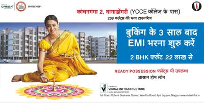 Project Image of 850.0 - 940.0 Sq.ft 2 BHK Apartment for buy in Kanchan Ganga ll