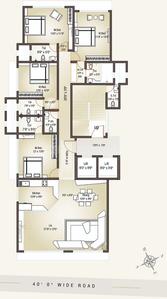 Project Image of 1713.0 - 1717.0 Sq.ft 4 BHK Apartment for buy in Unique Finessia 4th Floor To 9th Floor