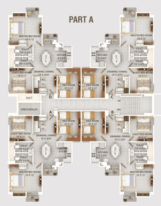 Project Image of 852.0 - 890.0 Sq.ft 3 BHK Apartment for buy in Protech Green
