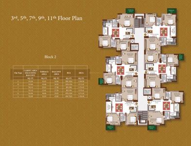 Project Image of 768.26 - 1274.0 Sq.ft 3 BHK Apartment for buy in Diamond Home