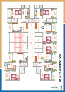 Project Image of 410.97 - 534.64 Sq.ft 1 BHK Apartment for buy in Empire Ahmahf