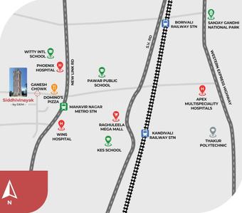 Project Image of 611.0 - 832.0 Sq.ft 2 BHK Apartment for buy in DEM Shri Siddhivinayak