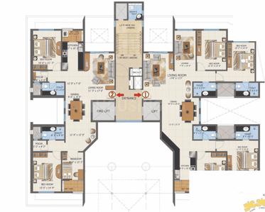Project Image of 970.0 - 3524.0 Sq.ft 1 BHK Apartment for buy in Nagpur Integrated First City Project