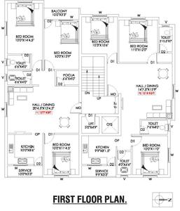 Project Image of 798.0 - 1277.0 Sq.ft 2 BHK Apartment for buy in Vishnu Sri Geetham